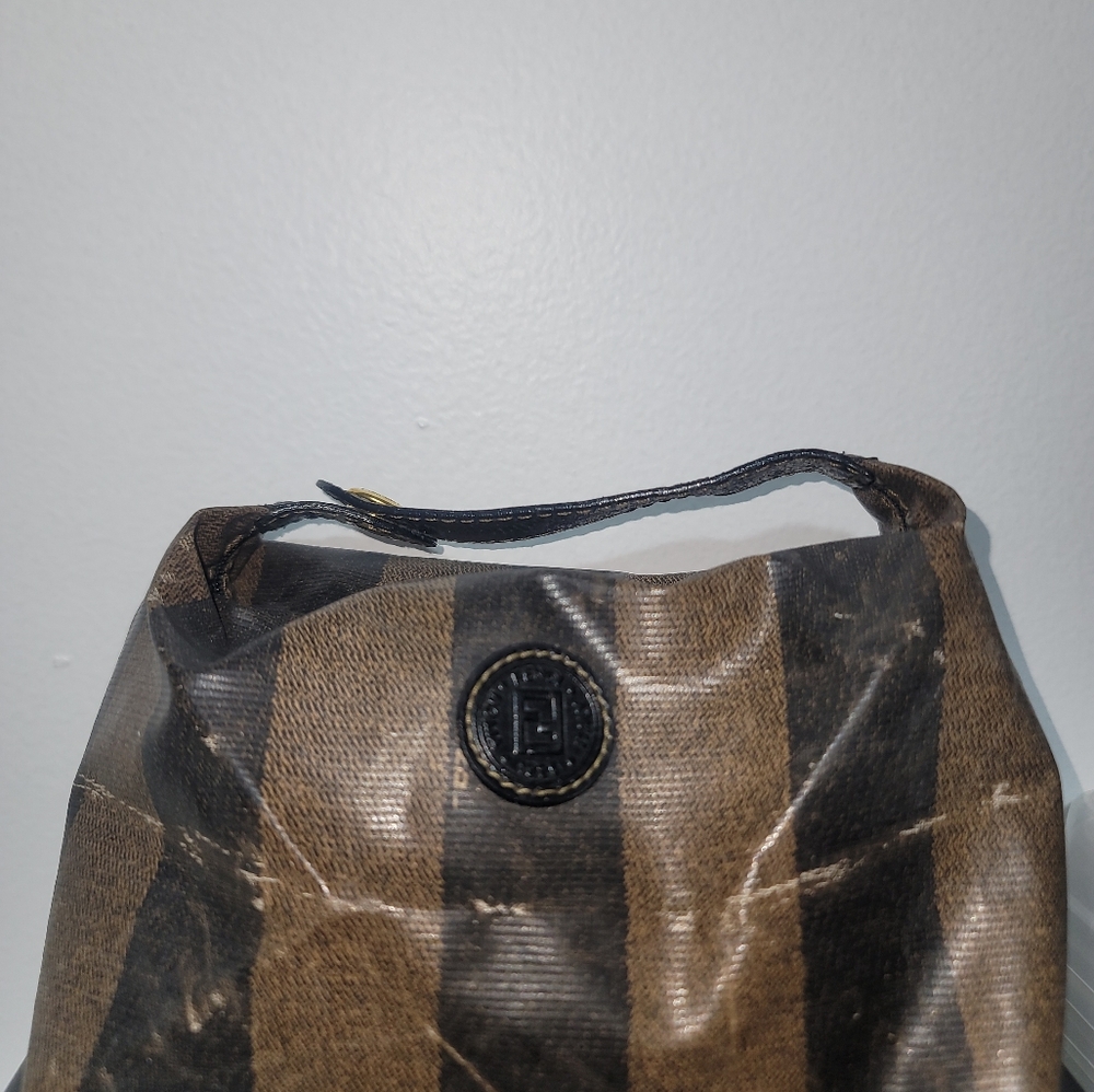 Fendi Collapsible Pequin Penguin Cosmetic Tote